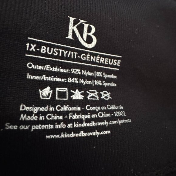Kindred Bravely Sublime Hands Free Pumping & Nursing Bra Sz 1X Busty New Black - Picture 15 of 16